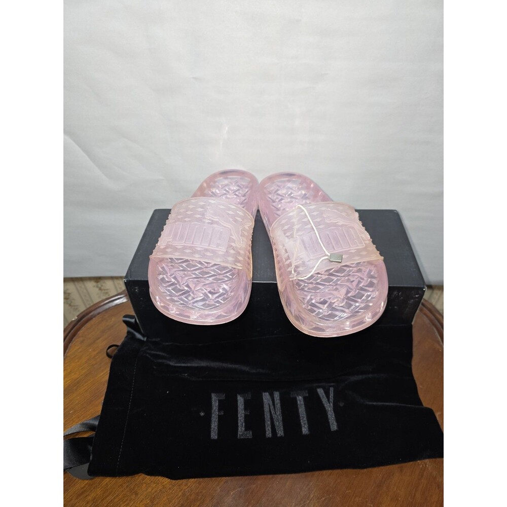 Puma Fenty Rihanna Jelly Slides Pink Womens 5.5 EU 35.5 + Dustbag